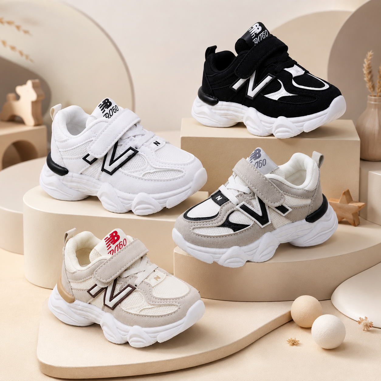 Kids’ Chunky Everyday Sneakers – Comfortable & Stylish