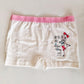 Girls’ Cotton Underwear Set – 2 Printed Shorts & 3 Colorful Socks