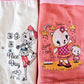 Girls’ Cotton Underwear Set – 2 Printed Shorts & 3 Colorful Socks
