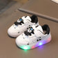 Sparkle Stride: Girl's LED Light Up Skate Shoes - Illuminated Comfort for Outdoor Fun