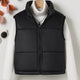 Chic Funnel Neck Zip Up Vest Puffer Coat for girls and boys- Casual Style with Sleeveless Comfort