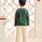 Festive Fusion: Modern and Traditional Long Sleeve Set for Young Boys - IRRAKIDS