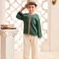 Festive Fusion: Modern and Traditional Long Sleeve Set for Young Boys - IRRAKIDS