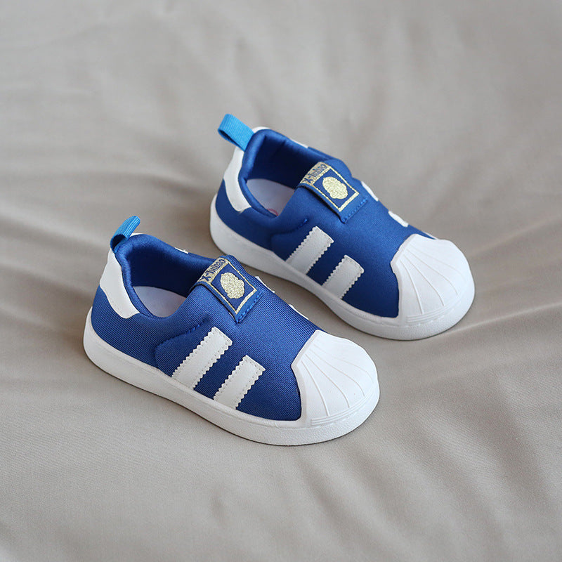 Baskets Xiaoliubao pour tout-petits – Chaussures à coque anti-collision pour garçons et filles