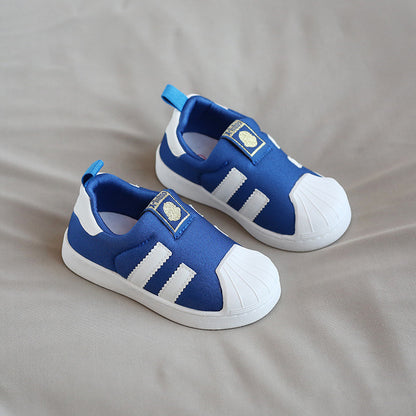 Baskets Xiaoliubao pour tout-petits – Chaussures à coque anti-collision pour garçons et filles