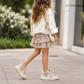 Girls Glitter Star Sneakers – Fashion Casual Shoes with Thick Sole & All-Day Comfort