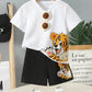 Boys' Tiger Print Two-Piece Set