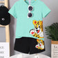 Boys' Tiger Print Two-Piece Set