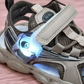 Sandales de sport pour enfants avec lumières LED – Chaussures d'été respirantes antidérapantes