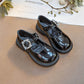 Sleek and Stylish: Glossy Leather Shoes for Fashionable Girls - IRRAKIDS