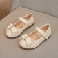 Princess Bow Mary Jane Shoes – Elegant Sparkle for Little Girls ✨