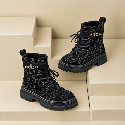 Sparkle Step Girls’ High-Top Boots – Stylish Comfort for Every Day