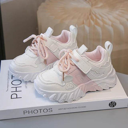 Fashion Kids Boys Girls Sneakers Children School Shoes Running Shoes Soft Non-slip Rubber Sole - IRRAKIDS