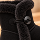Girls Winter Boots Kids Warm Faux Fur Ankle Boots Soft Suede Non-Slip Sole Cute Casual Shoes for Children