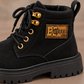 Bottines classiques à lacets pour enfant avec finition effet daim, cols rembourrés et semelles crantées à fort profil –pour les tenues de tous les jours et les sorties spéciales