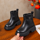 Bottines élégantes pour fille à semelles crantées épaisses – Une touche stylée pour les tenues du quotidien et les grandes occasions