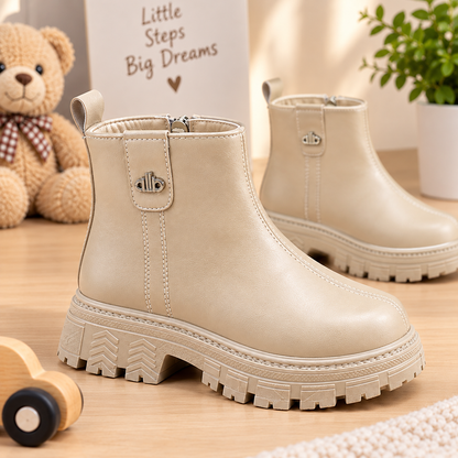 Kids’ Chunky Ankle Boots – Stylish, Comfortable & Durable Everyday Shoes