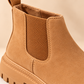 Kids’ Stylish Chelsea Ankle Boots with Elastic Side Panels, Rounded Toes and Chunky Treaded Sole