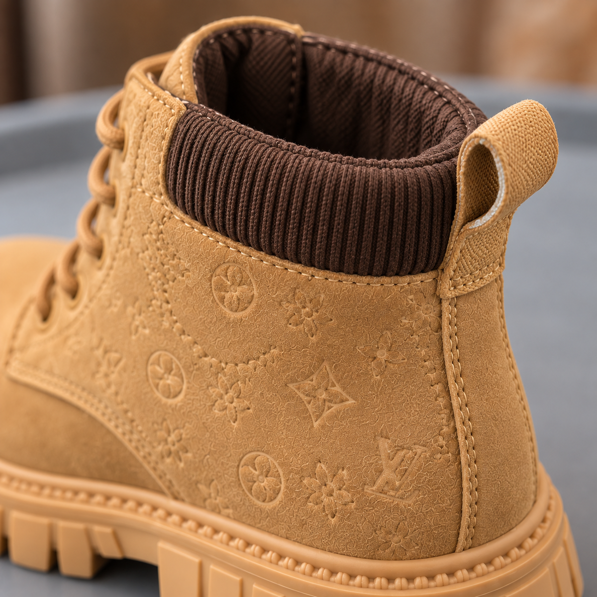 Premium Kids Winter Boots – Stylish High-Top Lace-Up Shoes with Comfortable Fit, Durable Non-Slip Sole & Warm