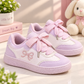 Baskets décontractées pour filles – Détail nœud élégant et chaussures confortables pour tous les jours