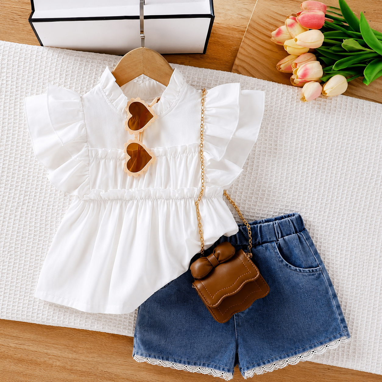 Ensemble d'été élégant pour filles