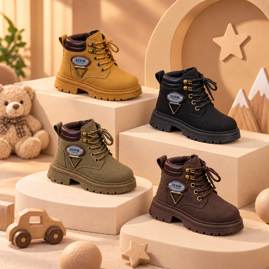 Little Boys’ Classic Lace-Up Adventure Boots
