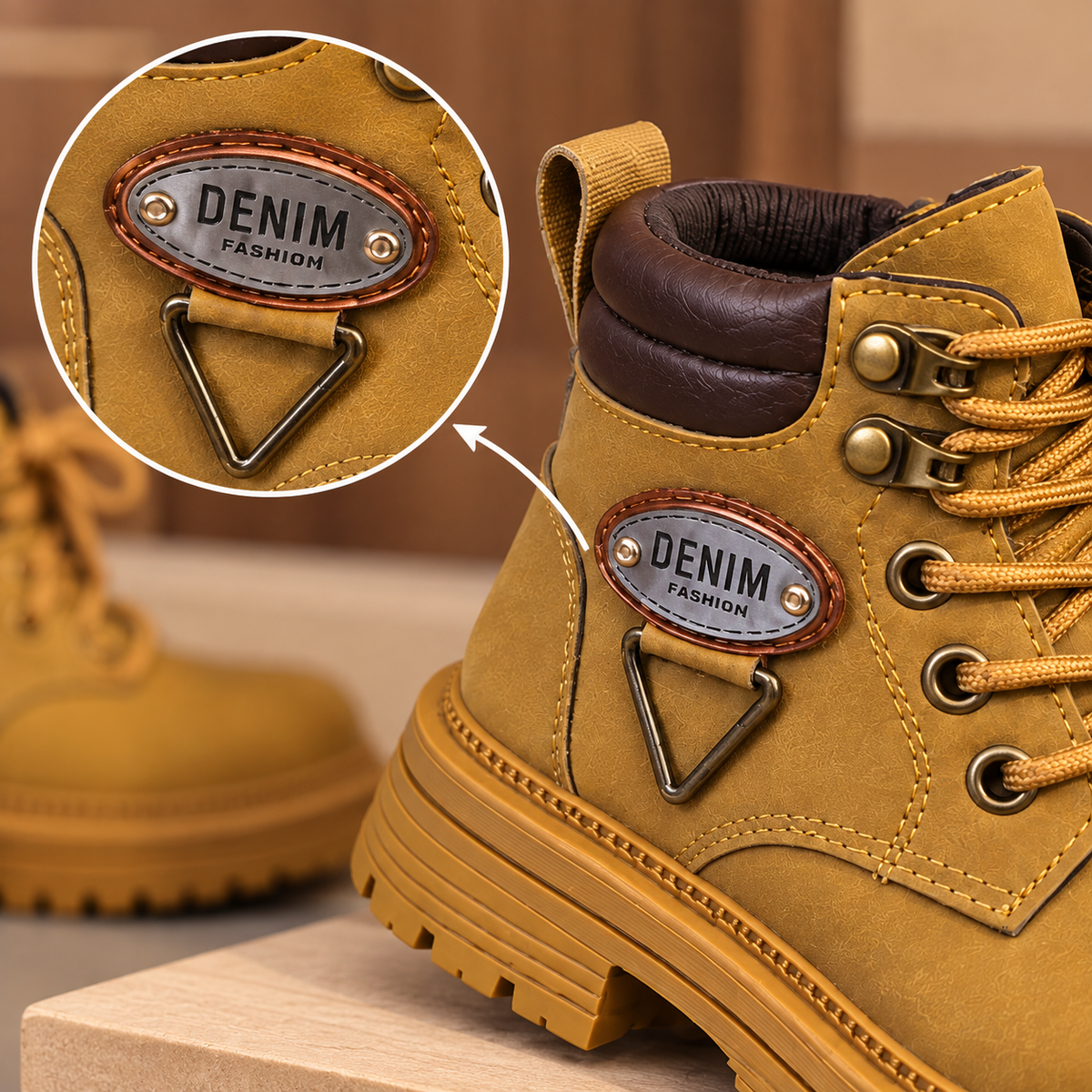 Little Boys’ Classic Lace-Up Adventure Boots