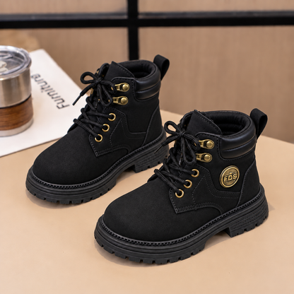 Boys’ Rugged Lace-Up Boots – Stylish Comfort for Everyday Adventures