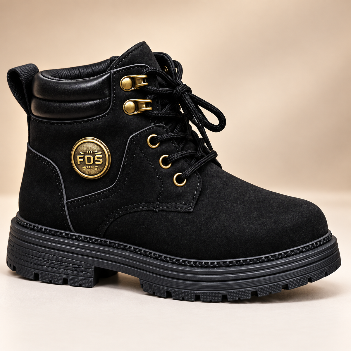 Boys’ Rugged Lace-Up Boots – Stylish Comfort for Everyday Adventures