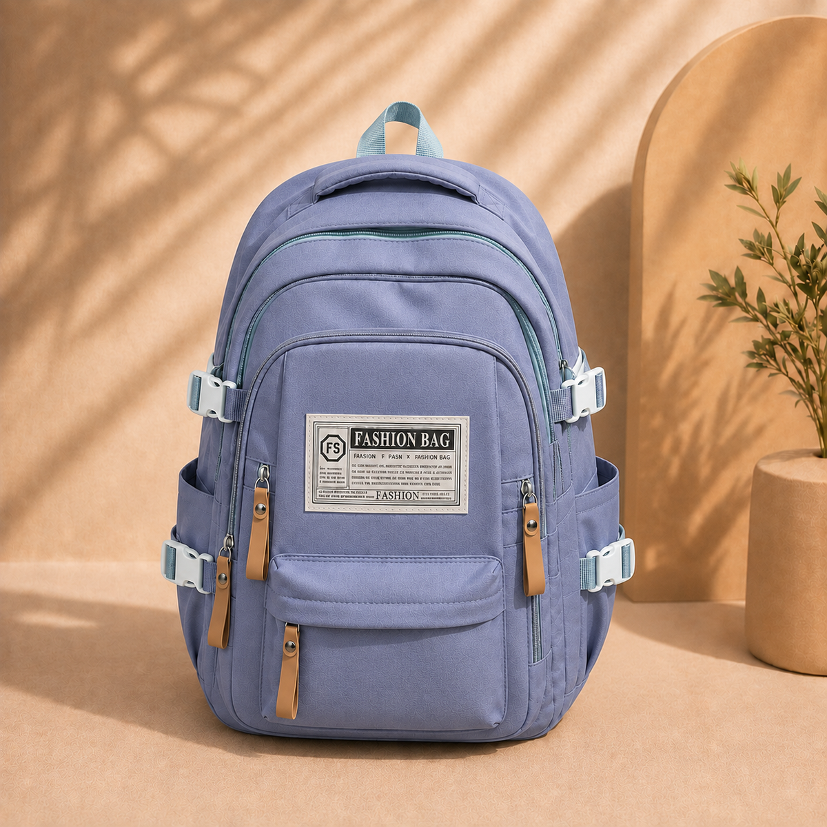 Unisex Everyday Backpack – Spacious, Durable & Comfortable Multi-Compartment Design Middle and high school