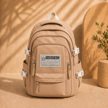 Unisex Everyday Backpack – Spacious, Durable & Comfortable Multi-Compartment Design Middle and high school