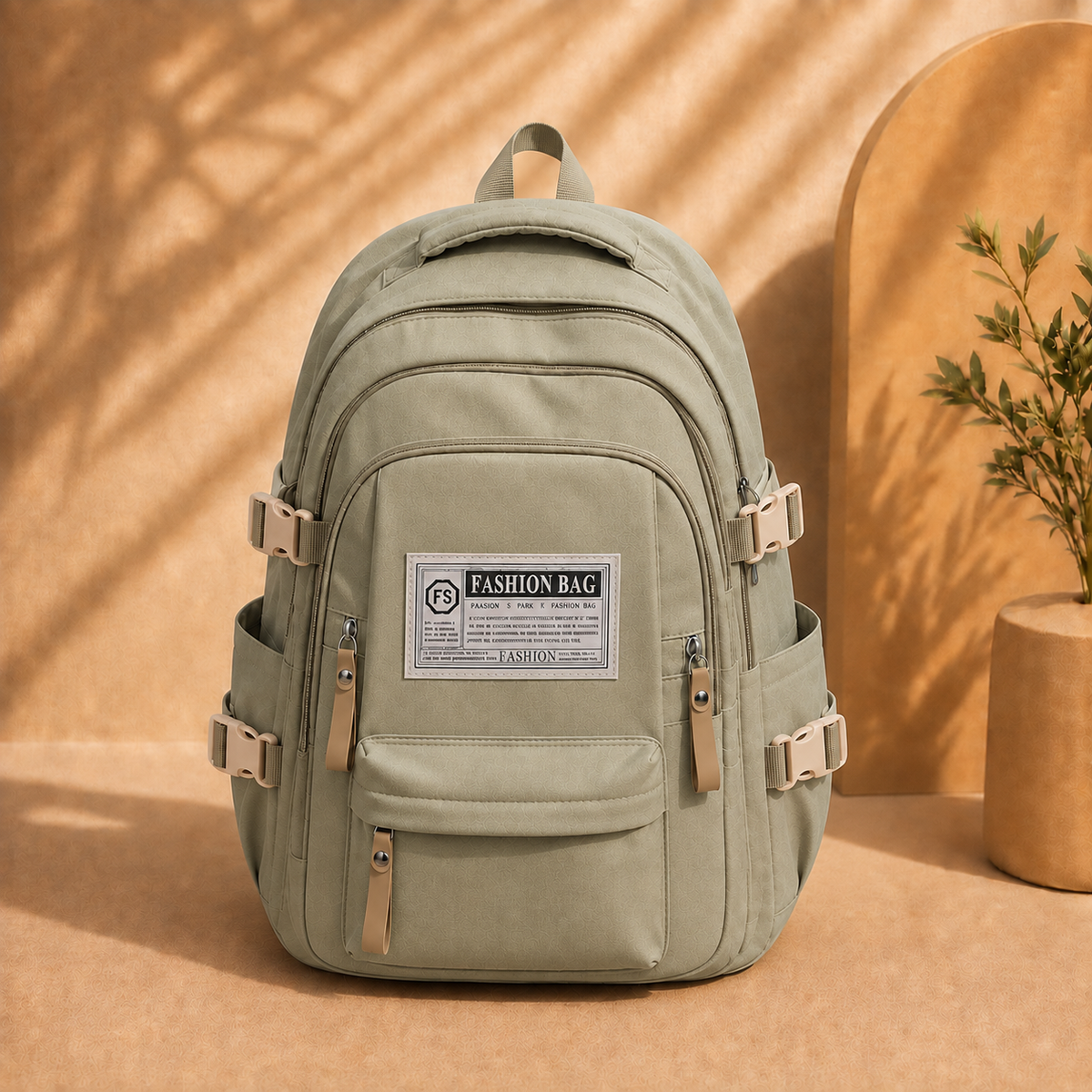 Unisex Everyday Backpack – Spacious, Durable & Comfortable Multi-Compartment Design Middle and high school