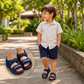 Sandales sport légères pour enfants – Chaussures d'été ajustables à scratch