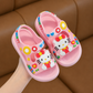 Girls’ Cartoon Flower Summer Sandals – Adjustable & Lightweight