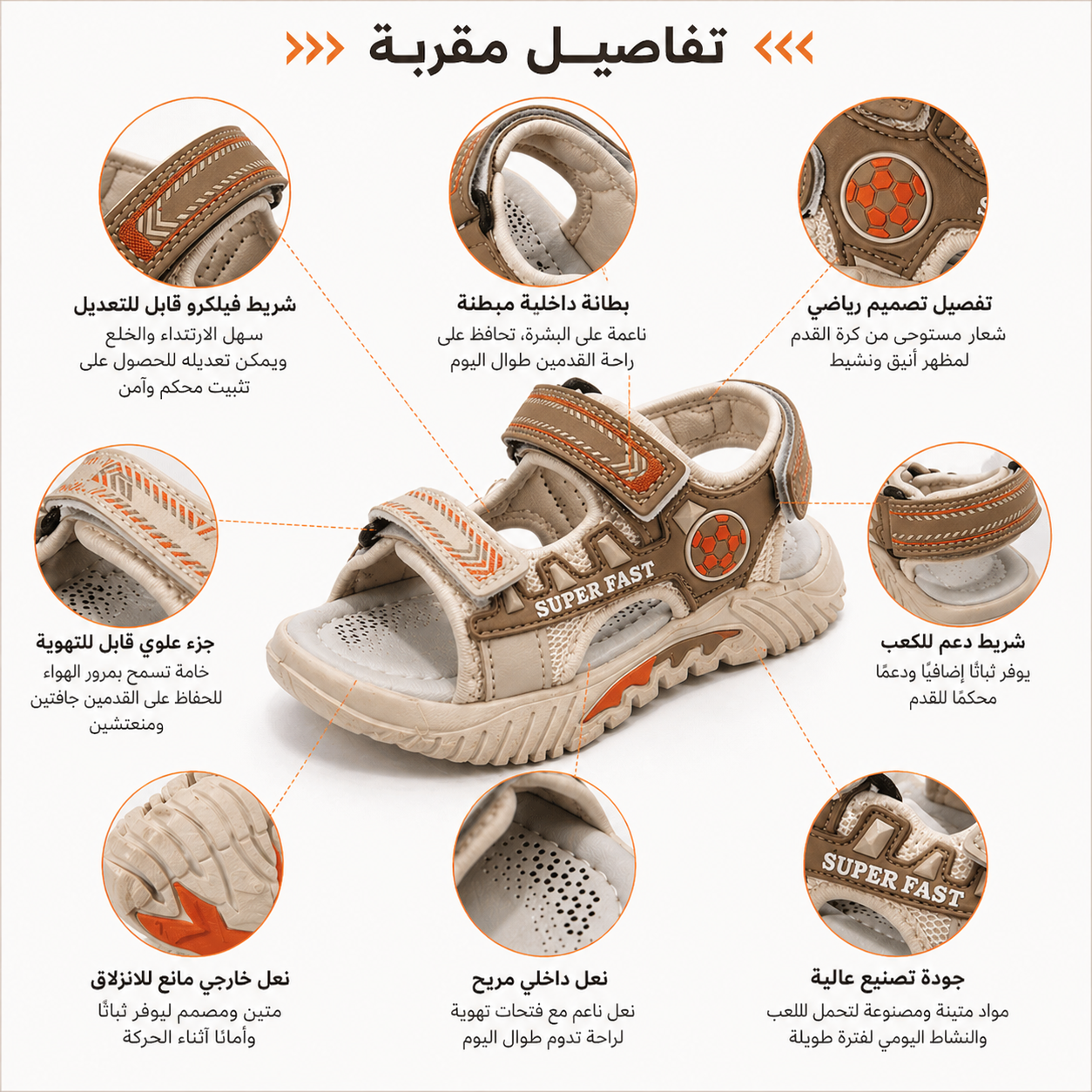 Kids Sporty Summer Sandals – Comfort Meets Style