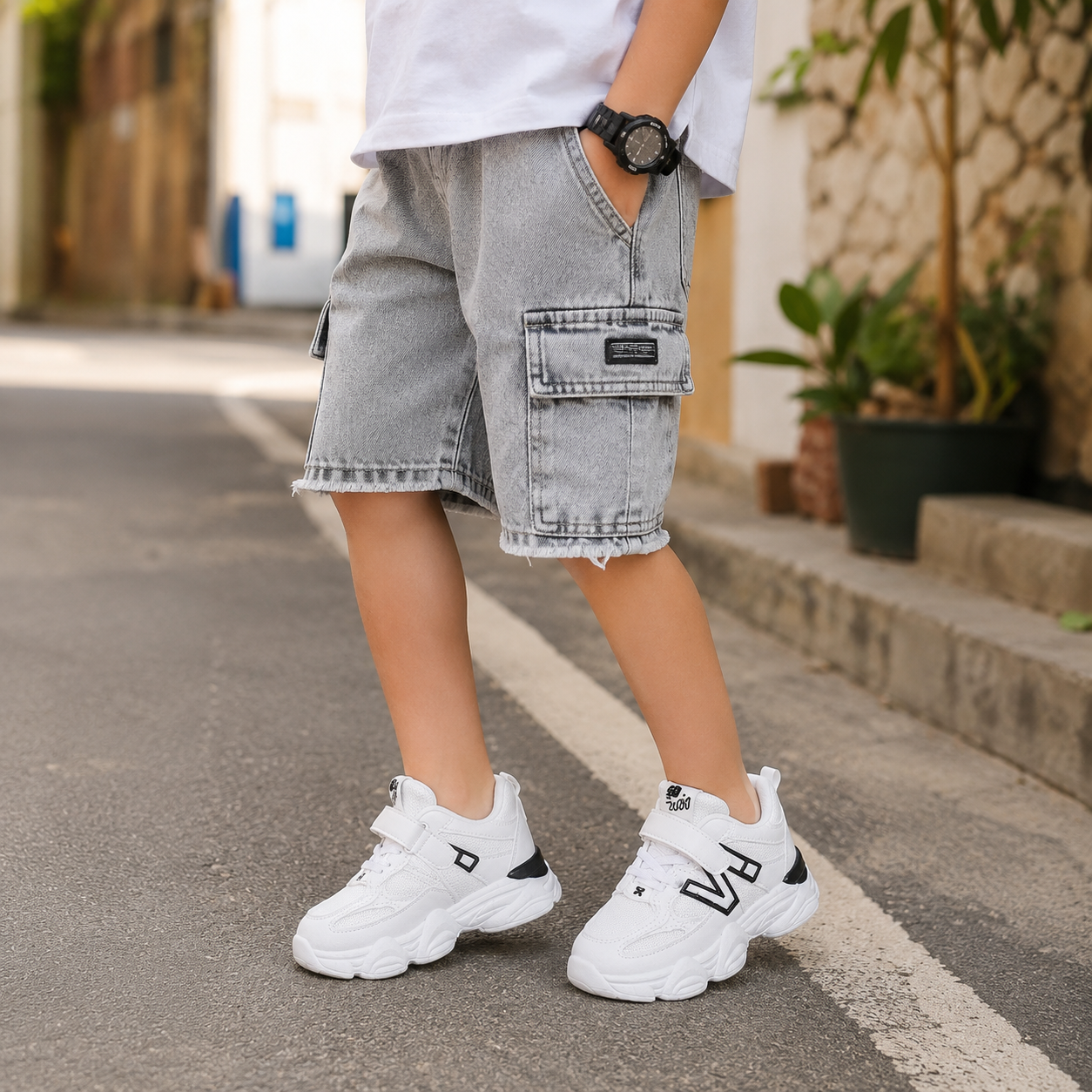 Kids’ Chunky Everyday Sneakers – Comfortable & Stylish