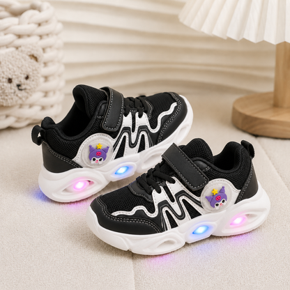 Baskets lumineuses à LED pour enfants avec sangle réglable