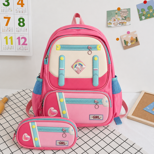 Ensemble sac à dos licorne pour écolière – Adorable, coloré et pratique