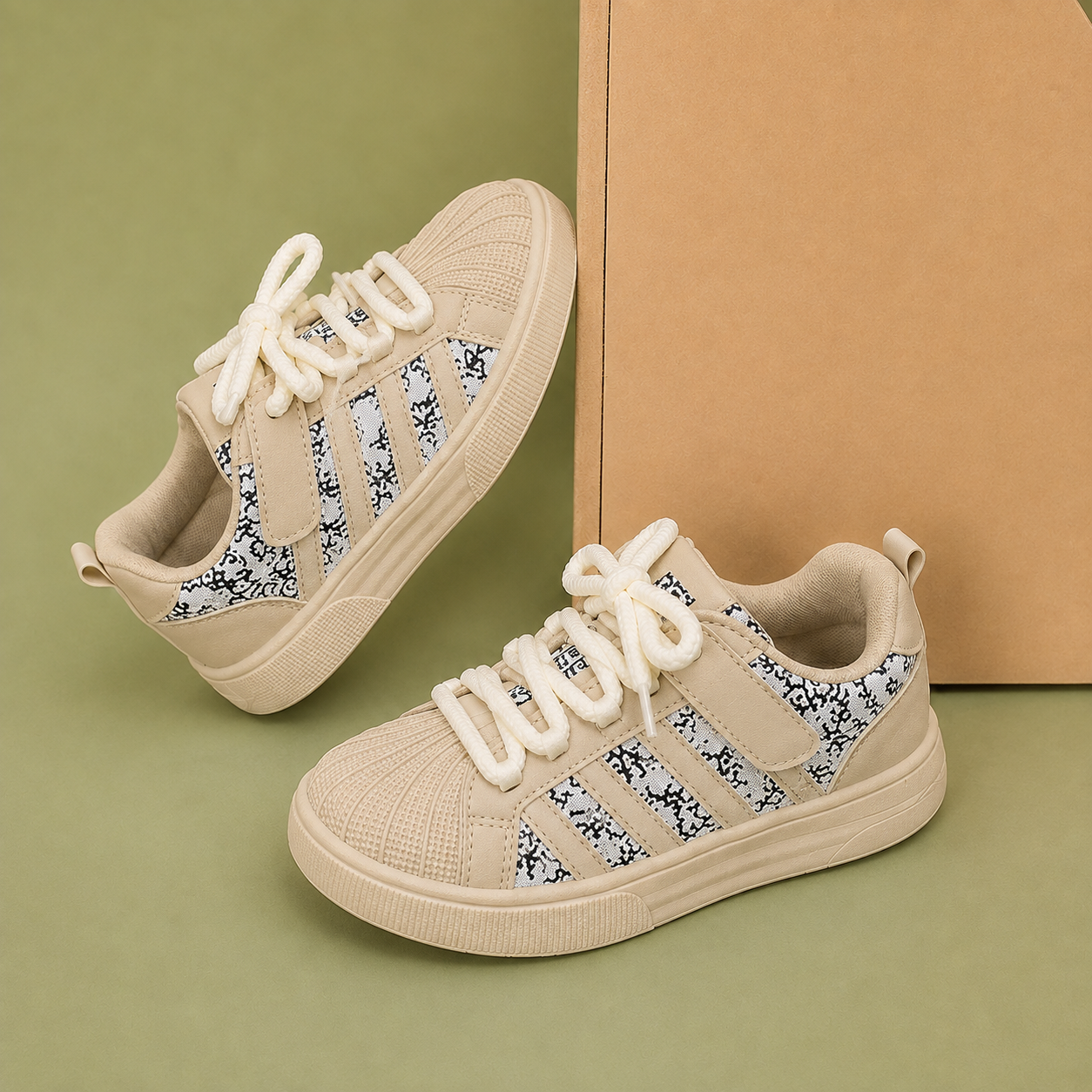 Kids Fashion Casual Sneakers – Lightweight, Comfortable & Stylish Everyday Shoes for Boys & Girls