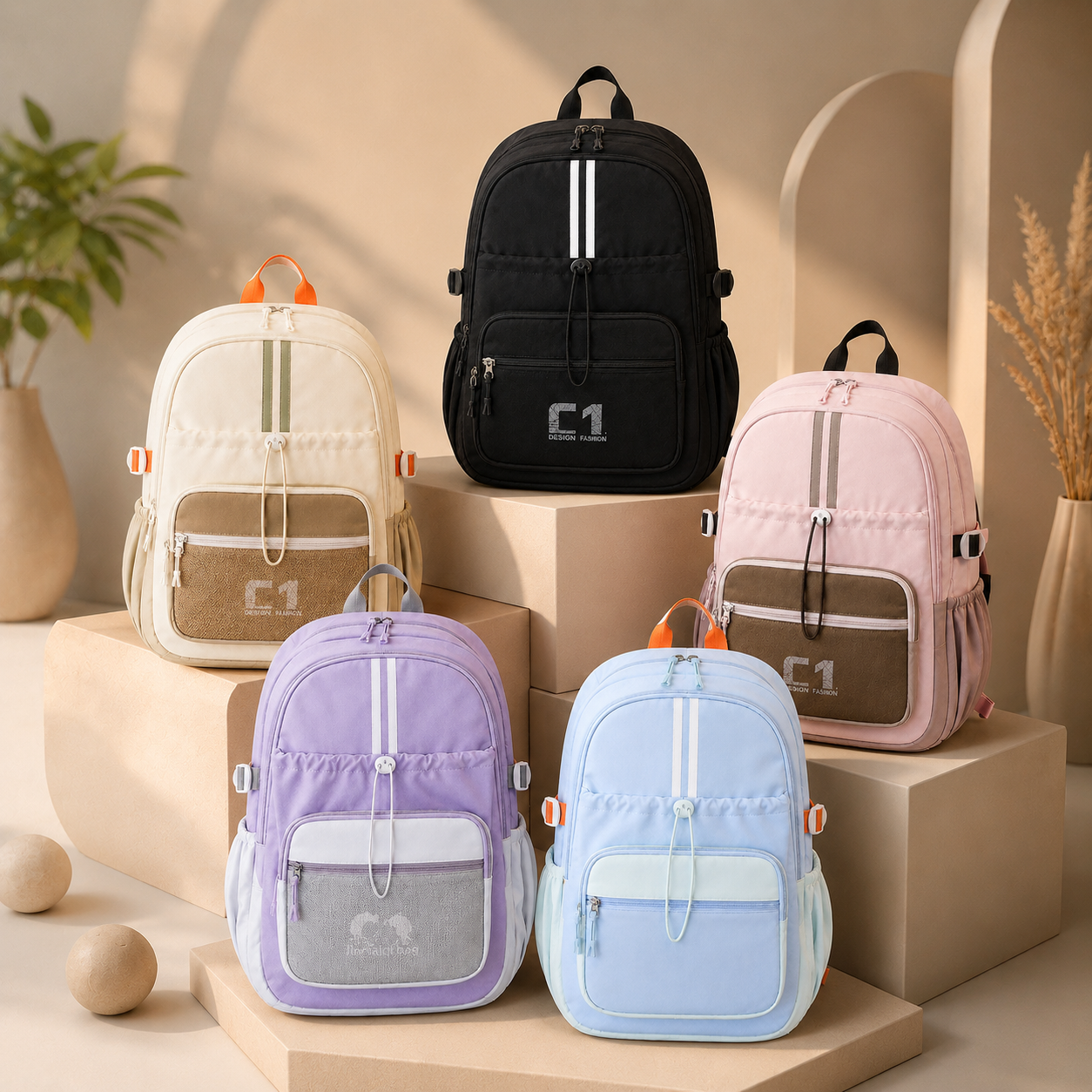 Sac à Dos Multifonction Premium pour l'École et le Voyage