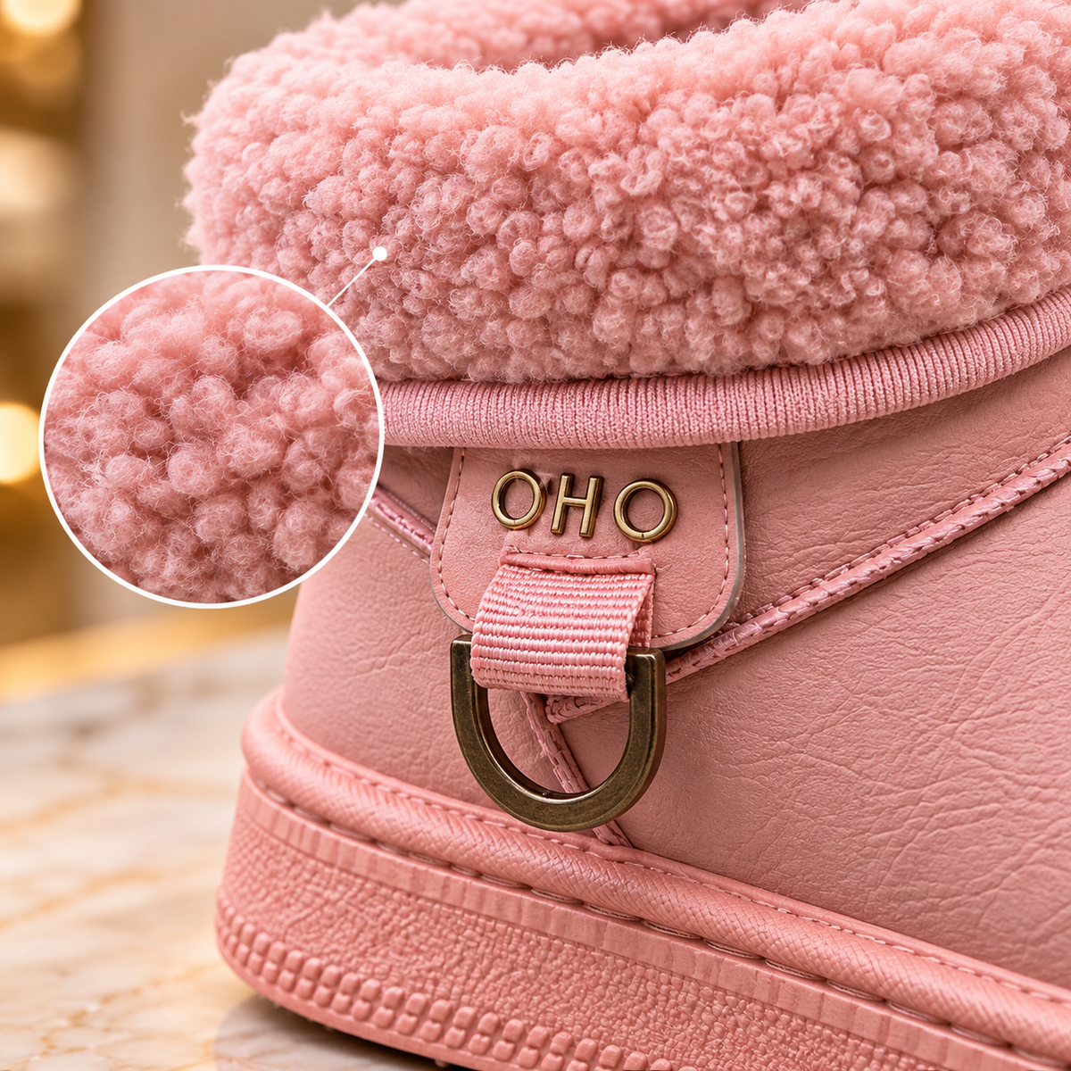 Girls’ Cozy Fur-Lined Winter Boots – Warm, Soft & Stylish