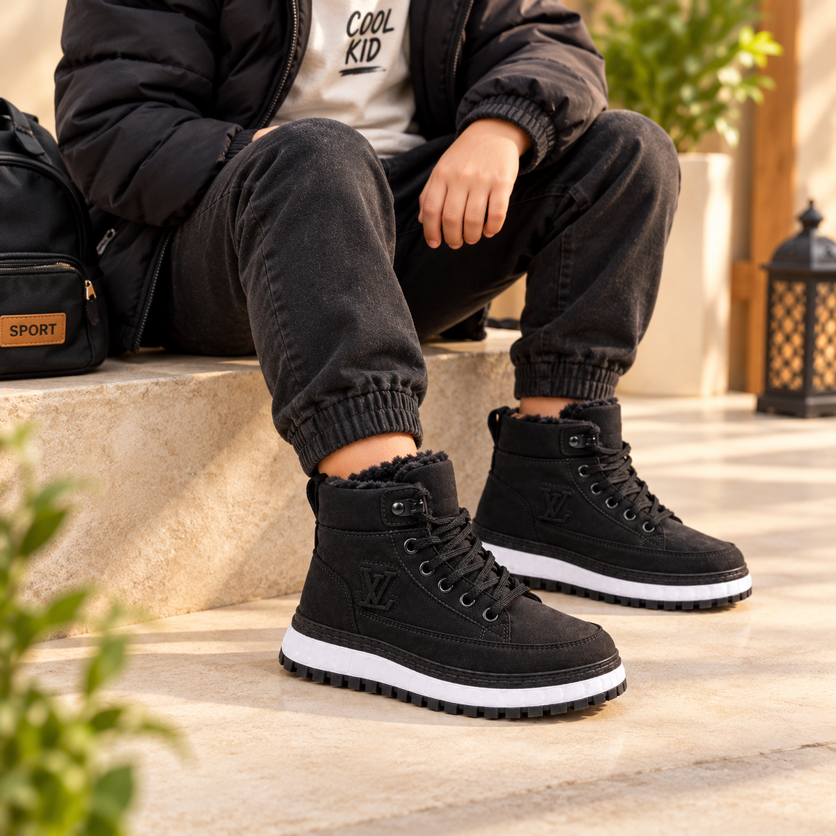 Kids’ Premium Winter High-Top Boots