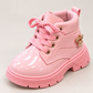 Bottines à lacets vernies pour fille – Élégantes, confortables et parfaites au quotidien
