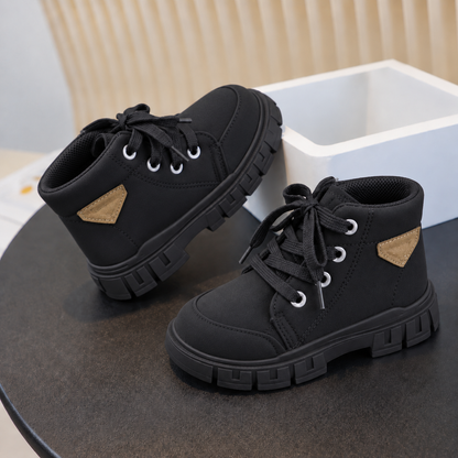 Bottines à lacets pour enfants — Un style quotidien dans des coloris classiques