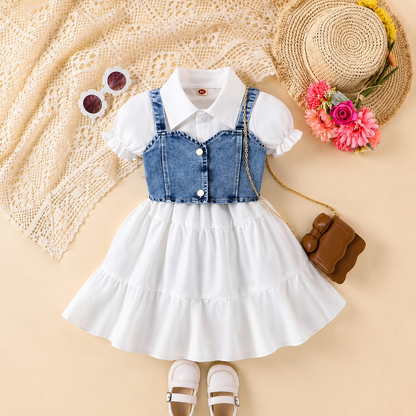 ✨ Robe  Douce Princesse pour Filles