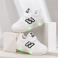 Baskets lumineuses à LED pour enfant avec bride ajustable à Velcro