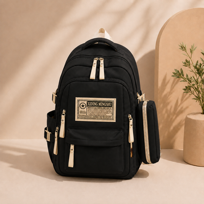 Unisex Everyday Backpack – Spacious, Durable & Comfortable Multi-Compartment Design Middle and high school