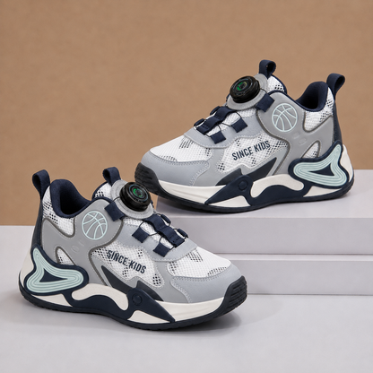 Baskets Chunky Sport Enfant – Chaussures de Course Légères et Respirantes avec Fermeture Rotative Facile