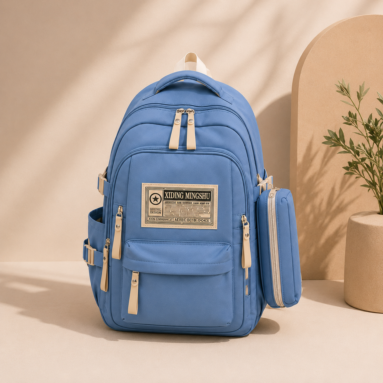 Unisex Everyday Backpack – Spacious, Durable & Comfortable Multi-Compartment Design Middle and high school