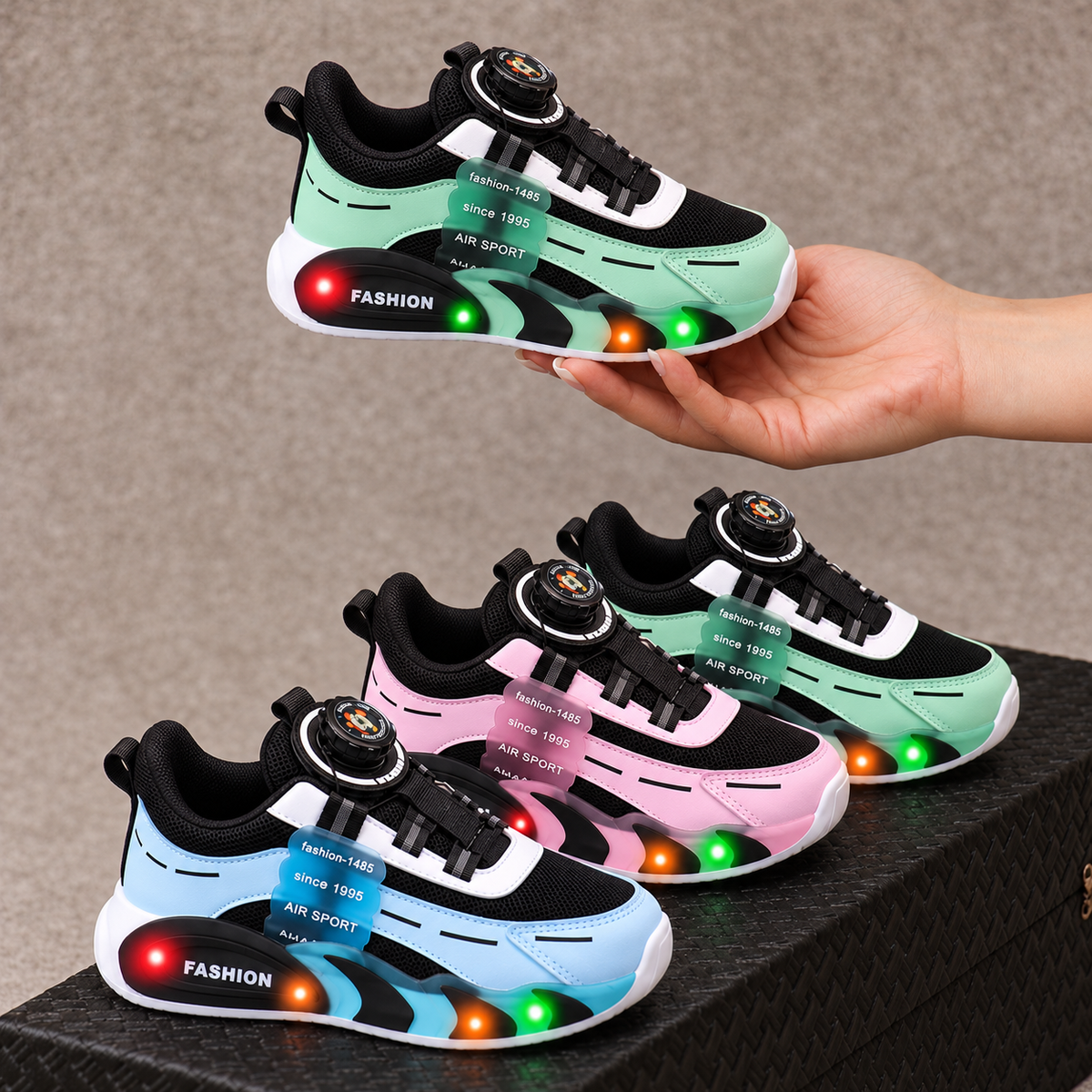 Light Up Every Step with Kids LED Sneakers ✨👟